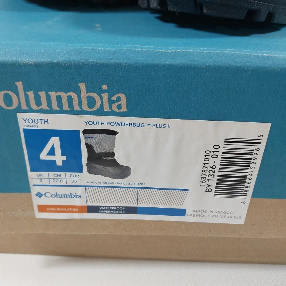 Columbia Youth Powderbug Plus II Snow Boots